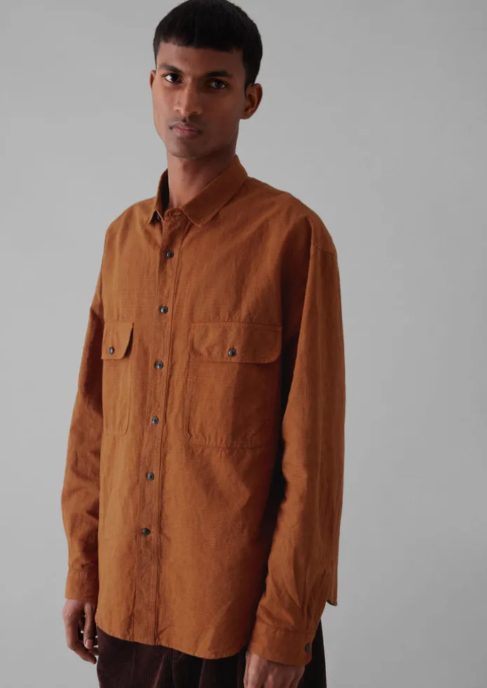 Overdyed Check Workwear Shirt