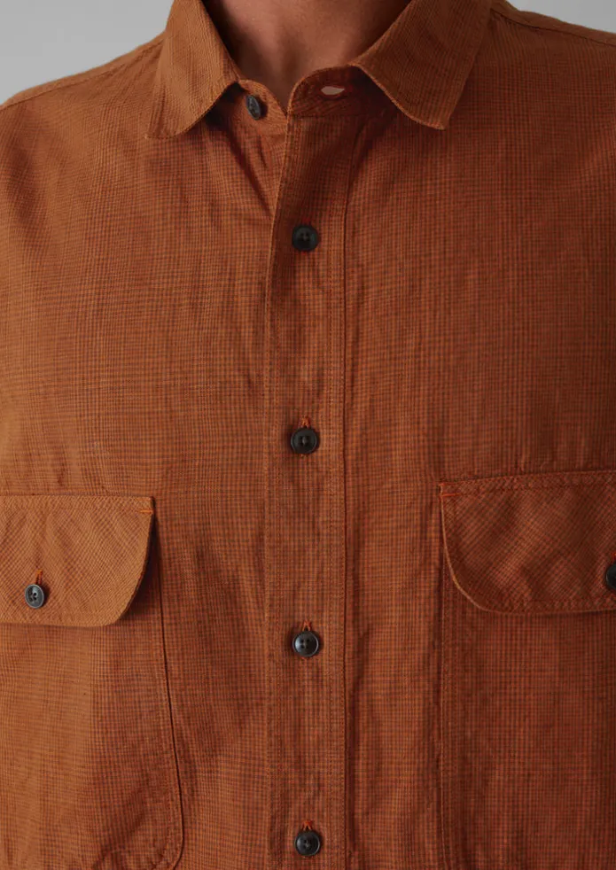 Overdyed Check Workwear Shirt