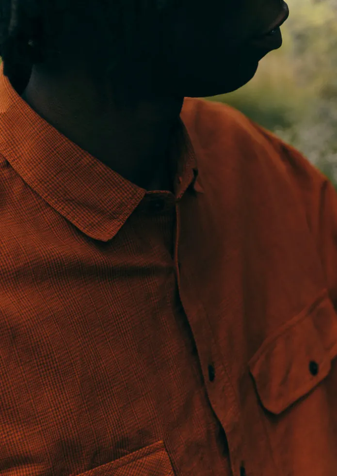 Overdyed Check Workwear Shirt
