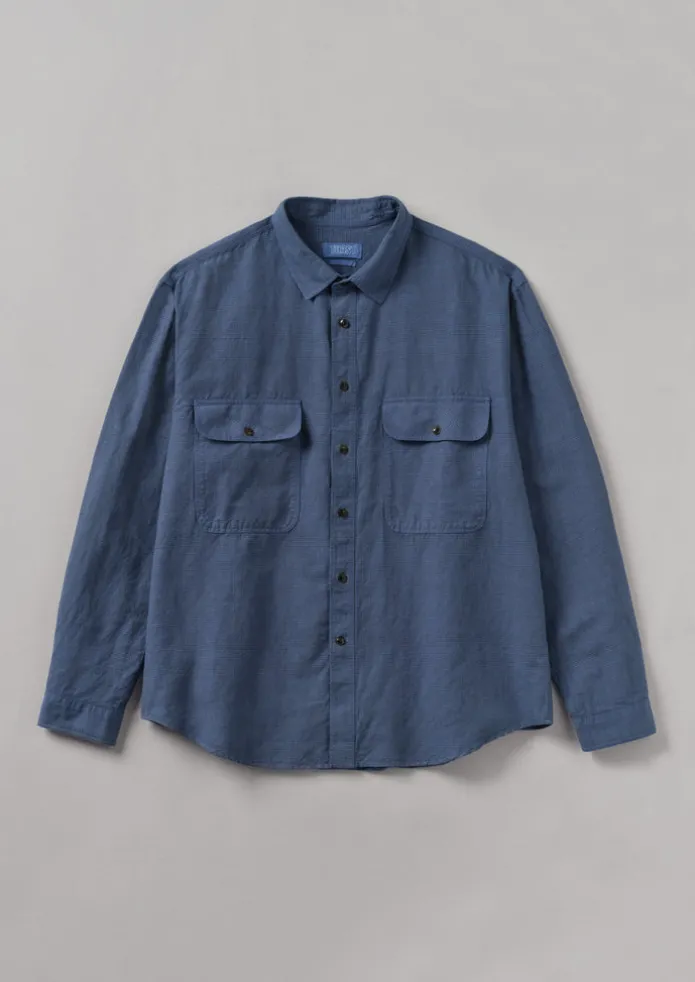 Overdyed Check Workwear Shirt