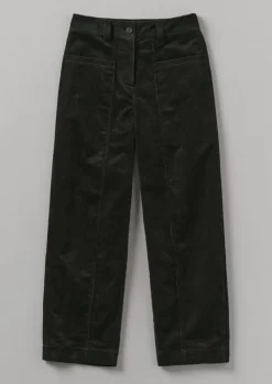 Panelled Organic Cord Trousers