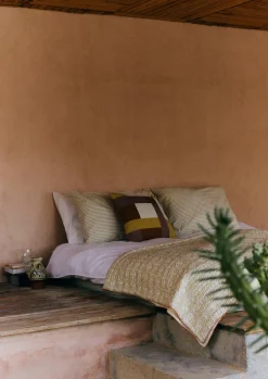 Patchwork Linen Cushion Cover