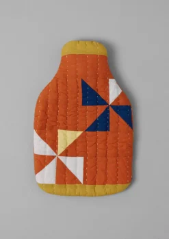 Pinwheel Patchwork Hot Water Bottle Cover