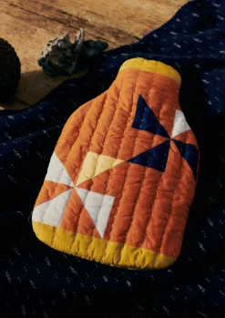 Pinwheel Patchwork Hot Water Bottle Cover