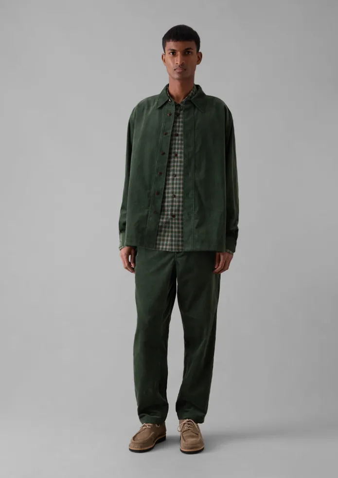 Point Collar Organic Cord Shirt