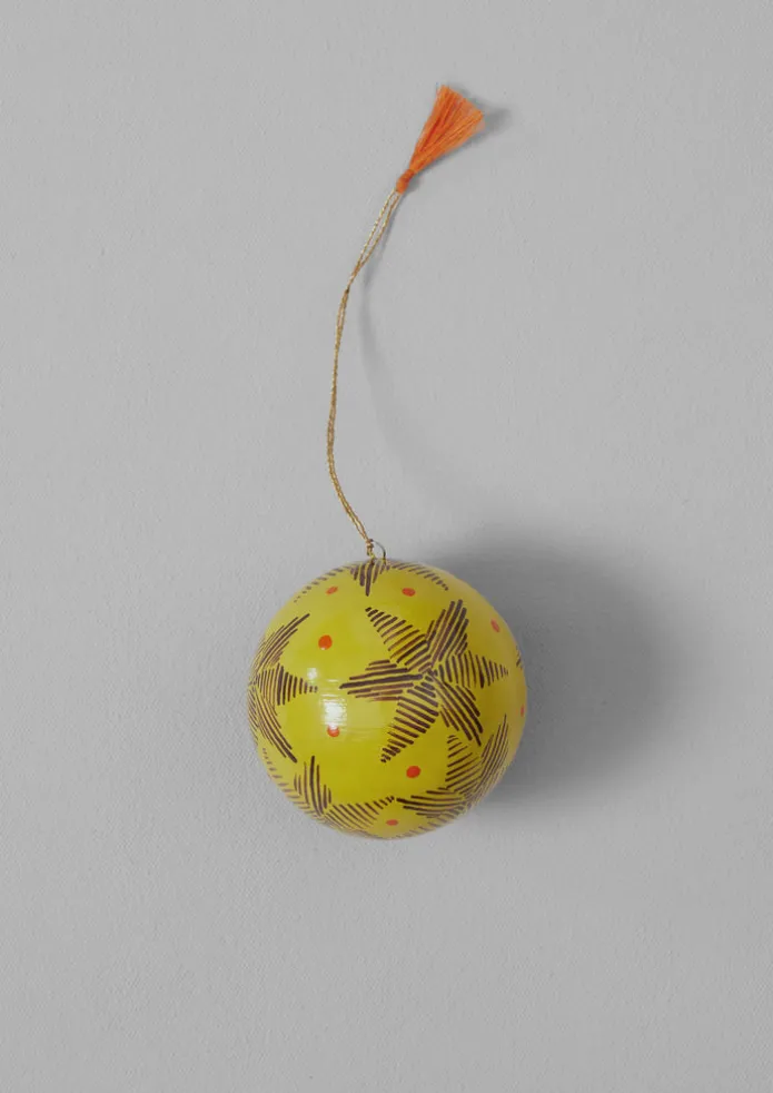 Pointed Star Hand Painted Bauble
