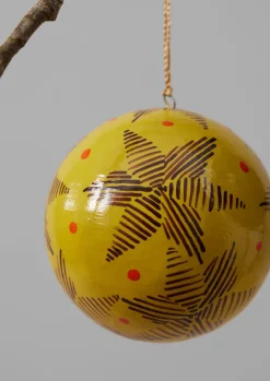 Pointed Star Hand Painted Bauble