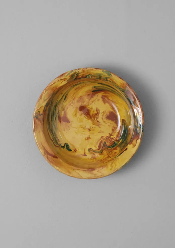 Poterie Barbotine Marbled Dish