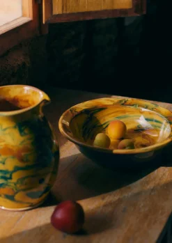 Poterie Barbotine Marbled Dish
