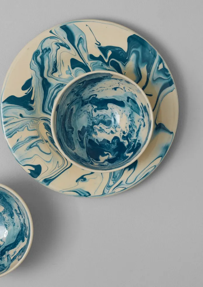 Poterie Barbotine Marbled Breakfast Bowl