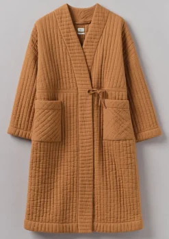 Quilted Cotton Long Gown