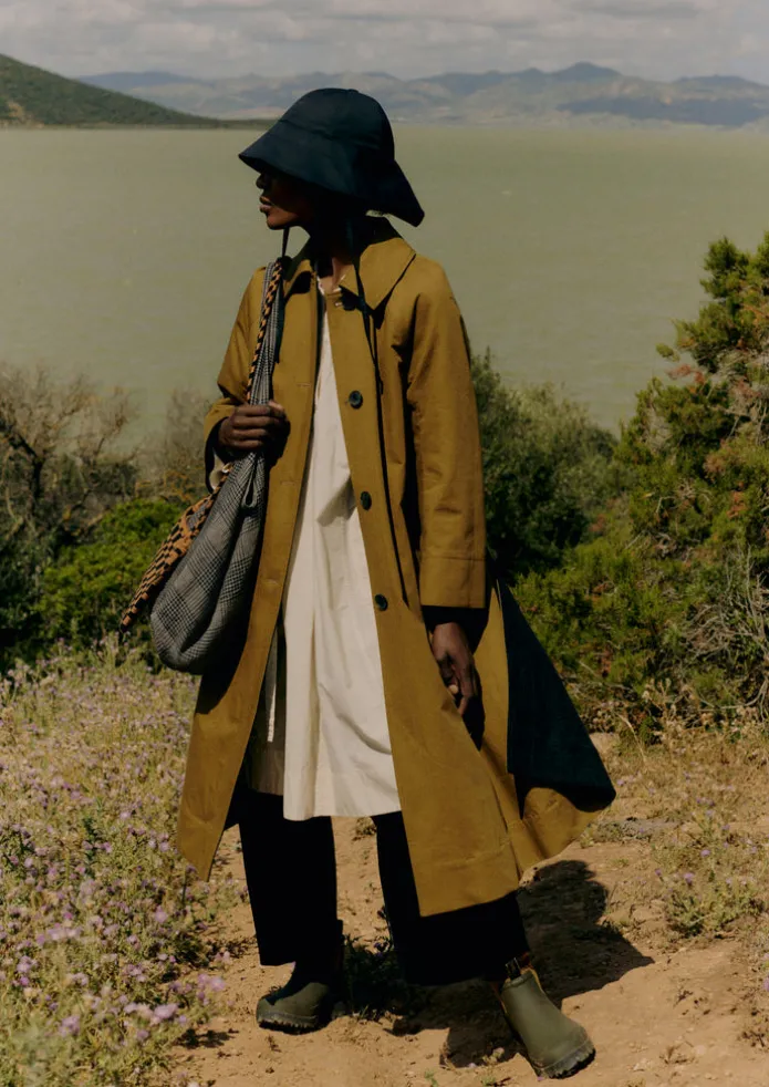 Reversible Cotton Wool Coat