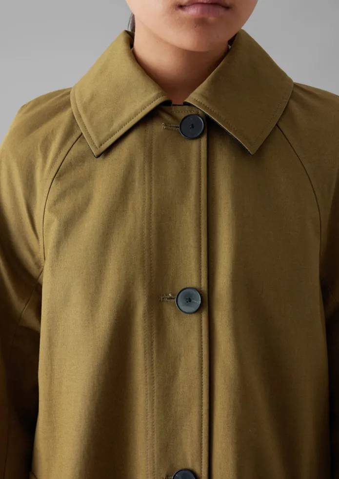 Reversible Cotton Wool Coat