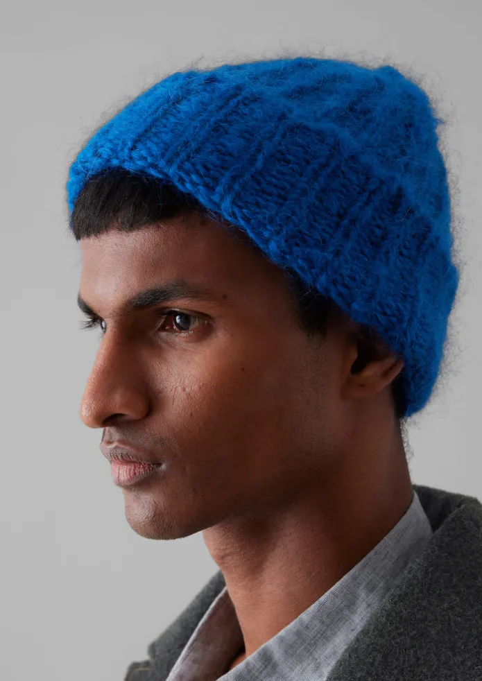 Ribbed Mohair Hat