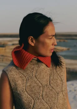 Ribbed Wool Cashmere Snood