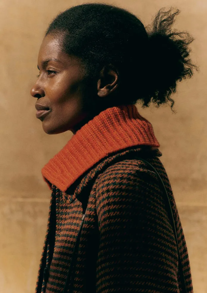 Ribbed Wool Cashmere Snood