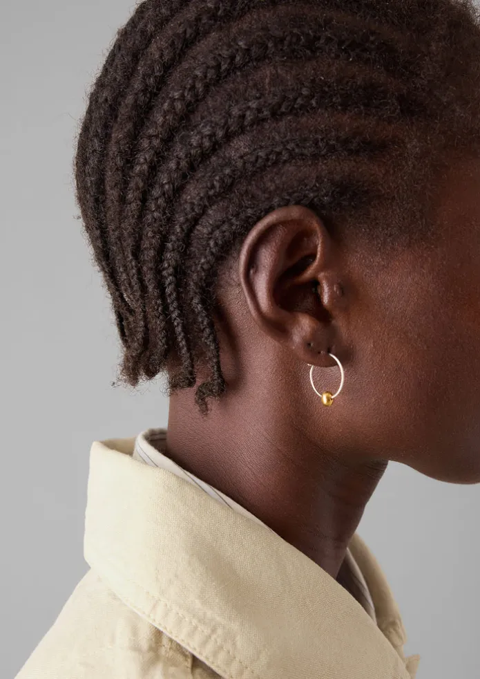 Sally Lacock Seed Hoop Earrings
