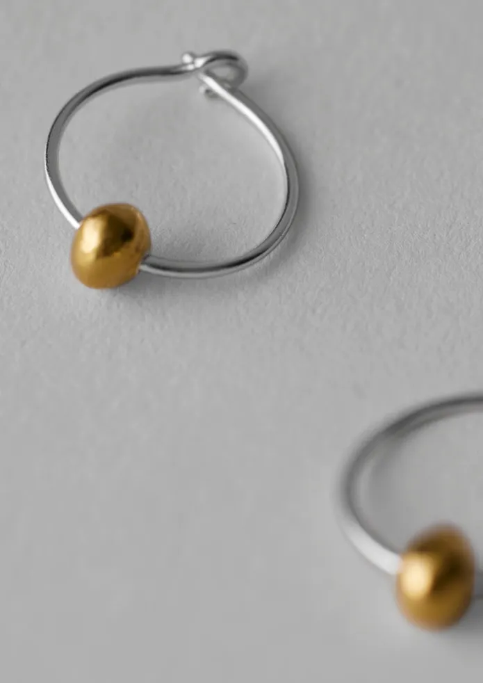 Sally Lacock Seed Hoop Earrings