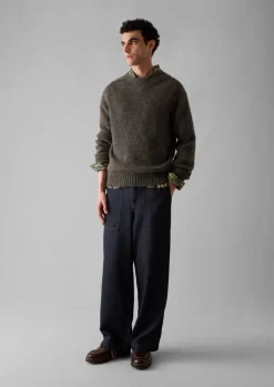 Seamless Shetland Wool Sweater