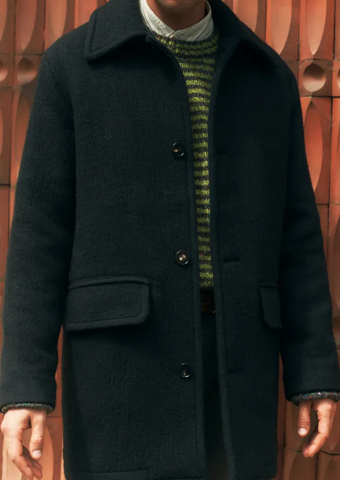 Single Breasted Car Coat