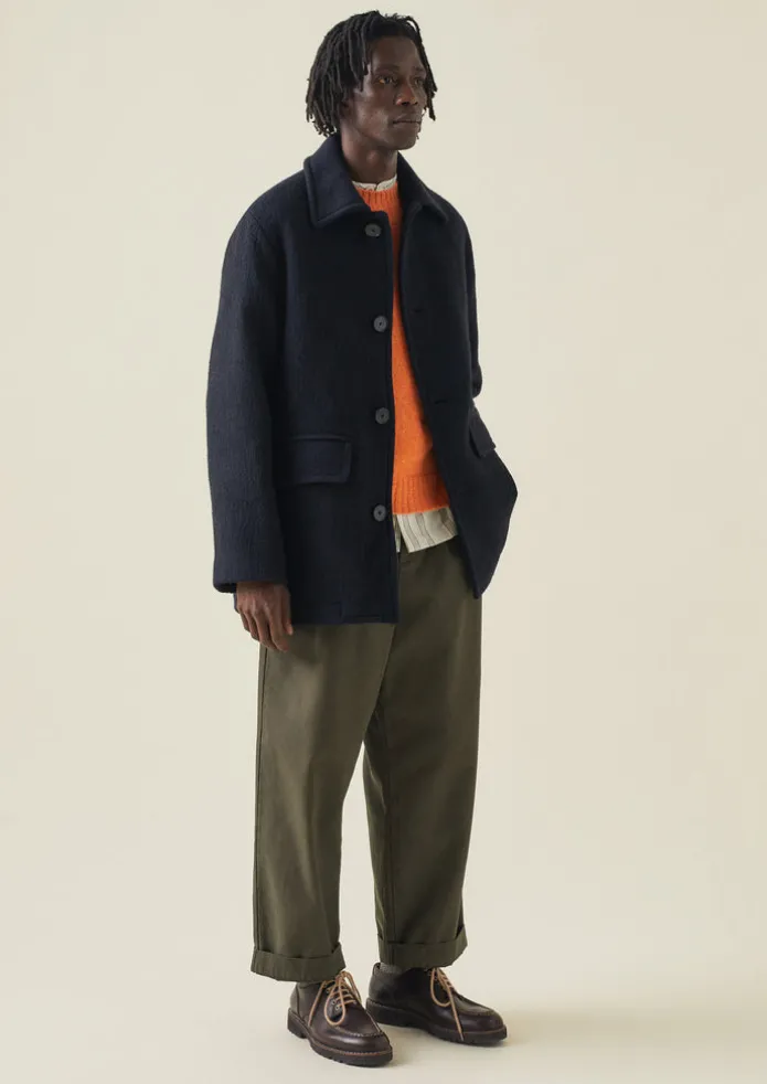 Single Breasted Car Coat