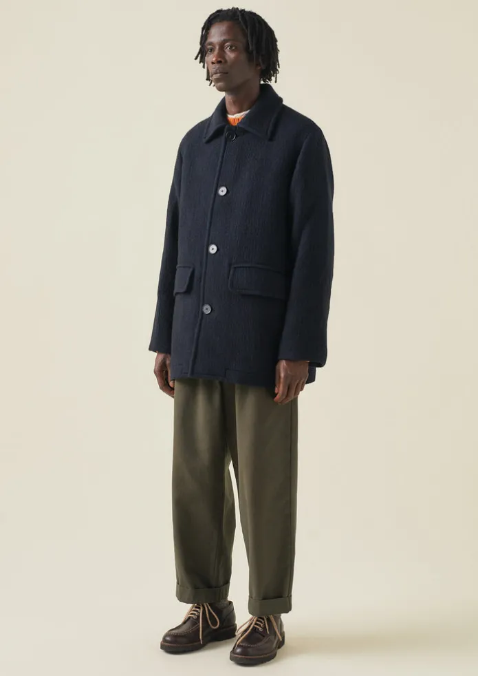 Single Breasted Car Coat