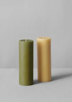 Skar Organics Beeswax Pillar Candle