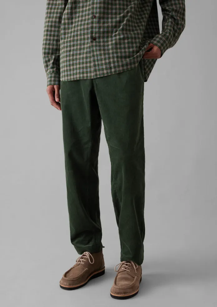 Soft Organic Cord Drawstring Trousers