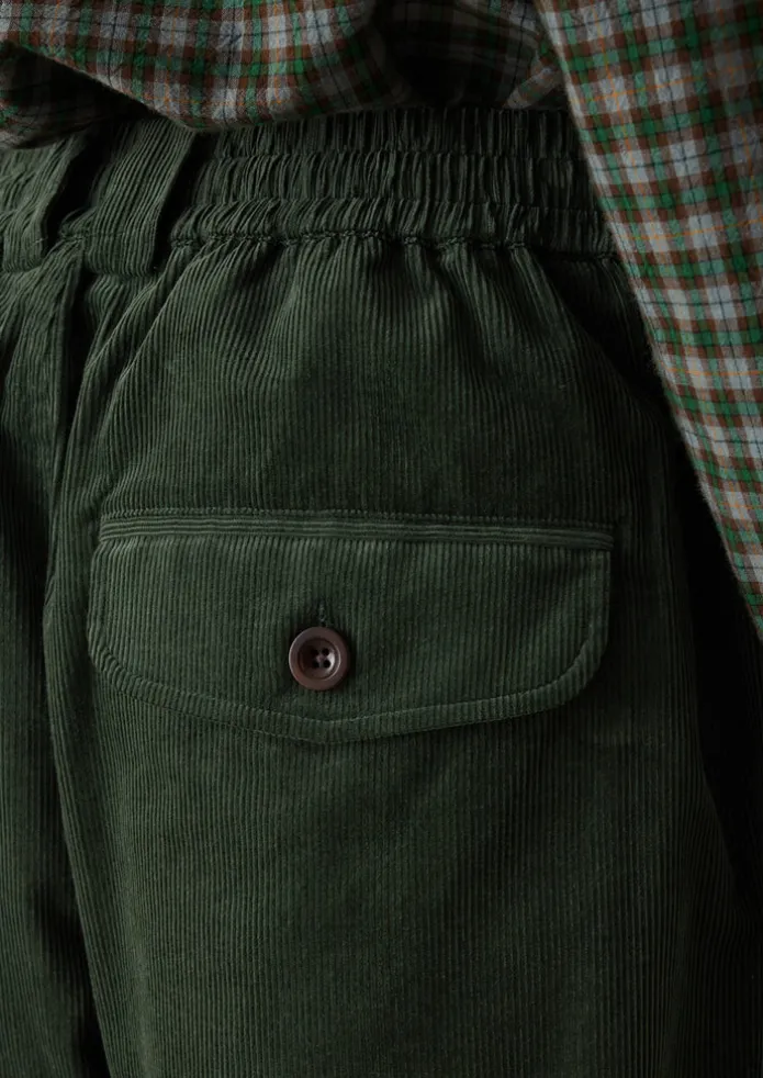 Soft Organic Cord Drawstring Trousers