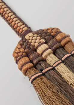Sorghum Stripe Short Handled Brush