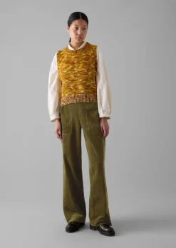 Space Dyed Wool Knitted Tank