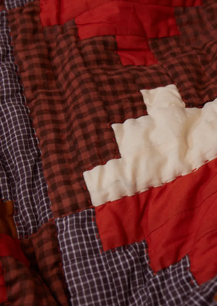 Stacked Check Patchwork Quilt