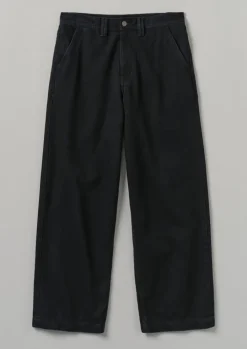Straight Leg Denim Trousers