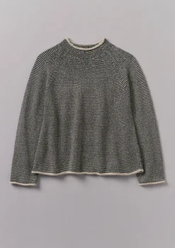 Stripe Linen Cotton Sweater