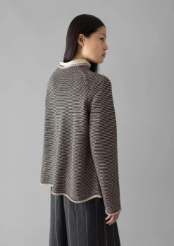 Stripe Linen Cotton Sweater