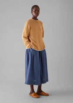 Stripe Linen Cotton Sweater