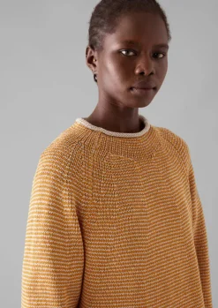 Stripe Linen Cotton Sweater