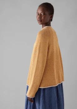 Stripe Linen Cotton Sweater