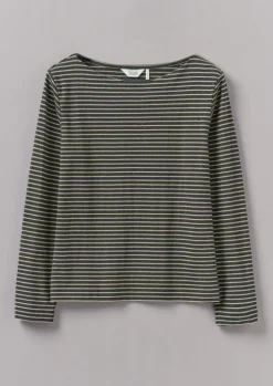 Stripe Soft Cotton Long Sleeve Tee