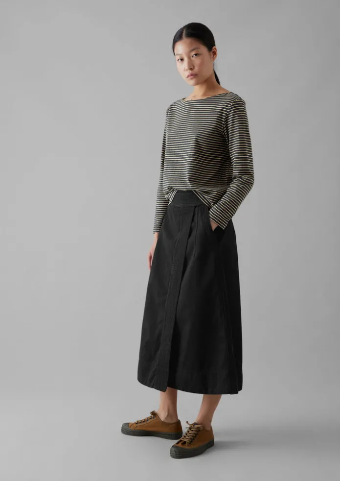 Stripe Soft Cotton Long Sleeve Tee