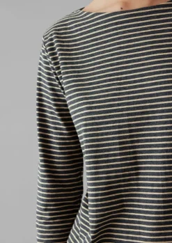 Stripe Soft Cotton Long Sleeve Tee