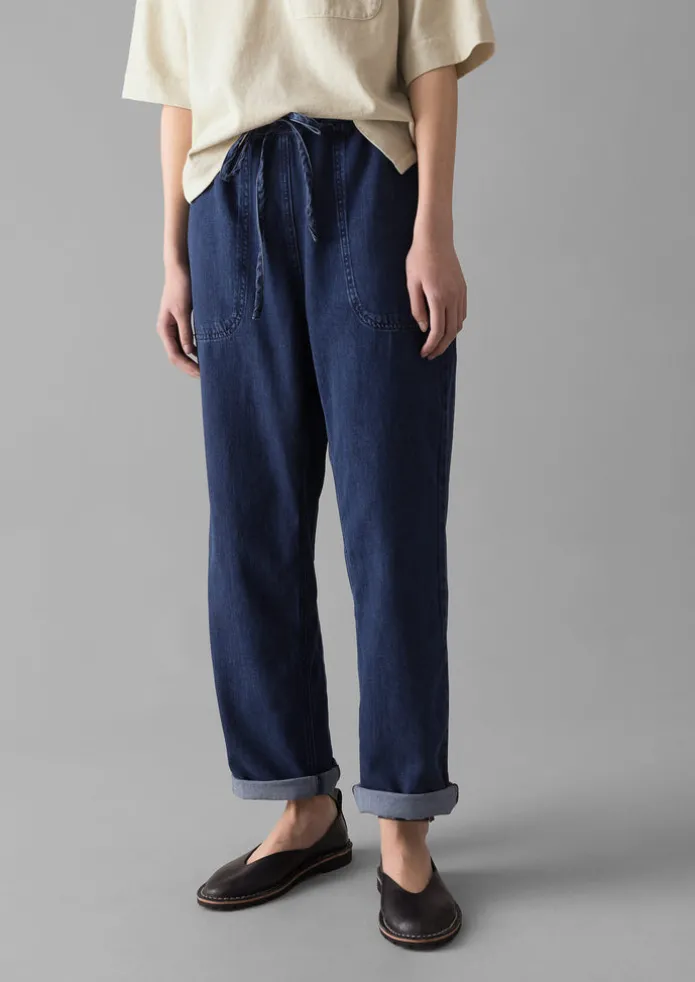 Suki Panelled Denim Trousers