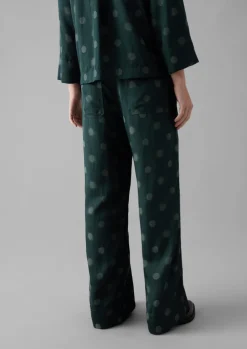 Sun and Moon Jacquard Trousers