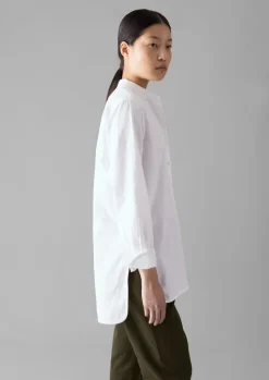 Taro Cotton Oxford Long Shirt