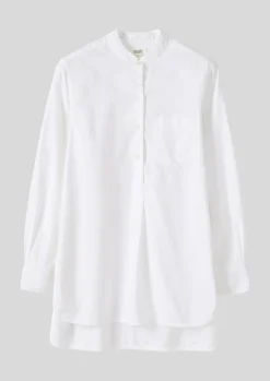 Taro Cotton Oxford Long Shirt