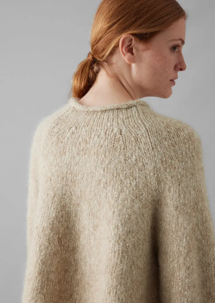 Textured Cotton Alpaca Sweater