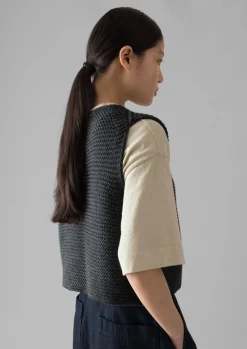Textured Knit Gilet