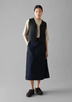 Textured Knit Gilet