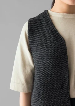 Textured Knit Gilet