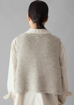 Textured Knit Gilet